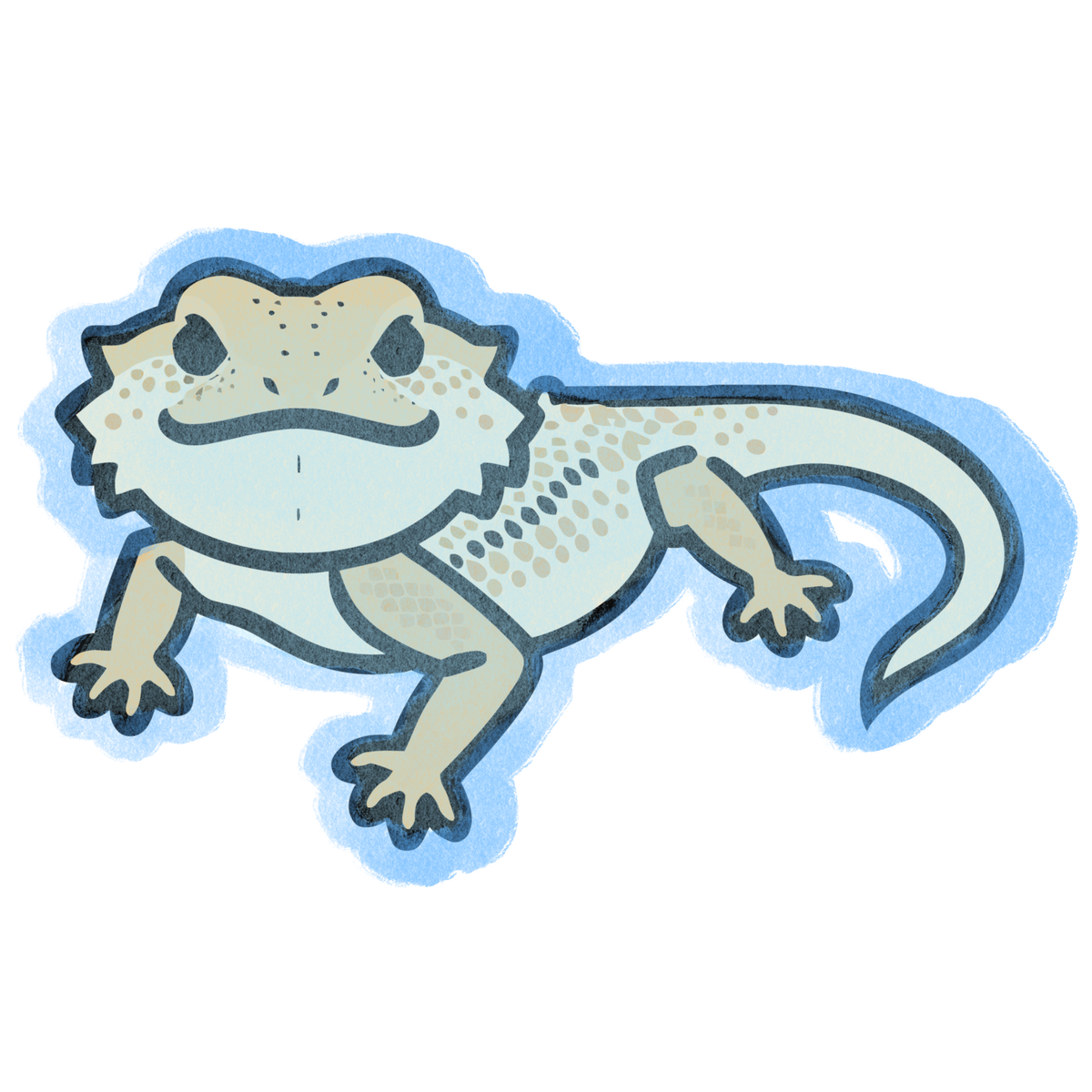 Spirit Beardie Sticker