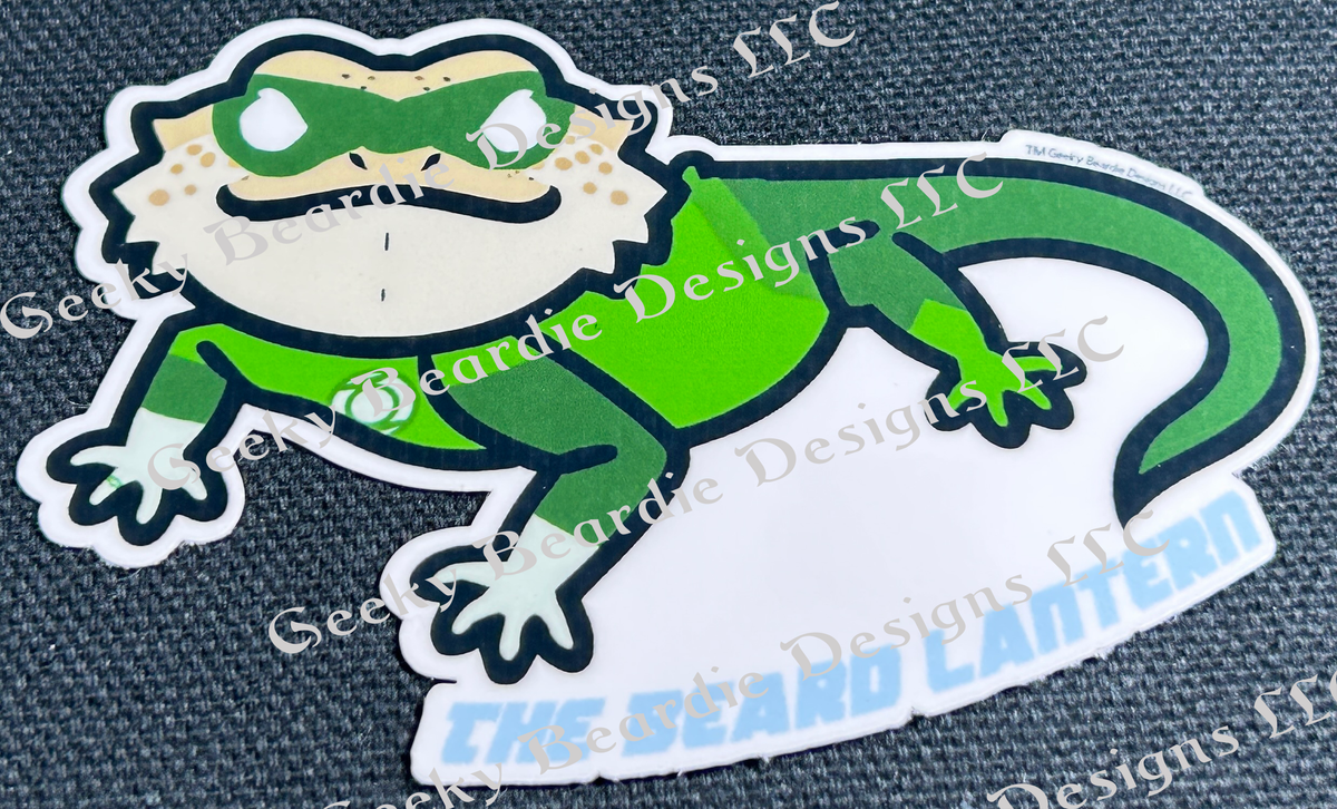 The Beard Lantern Sticker