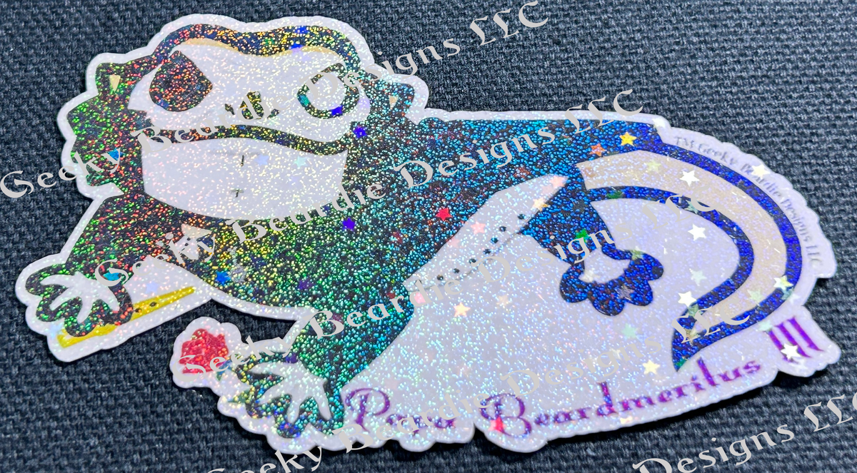Papa Beardemeritus III Sticker