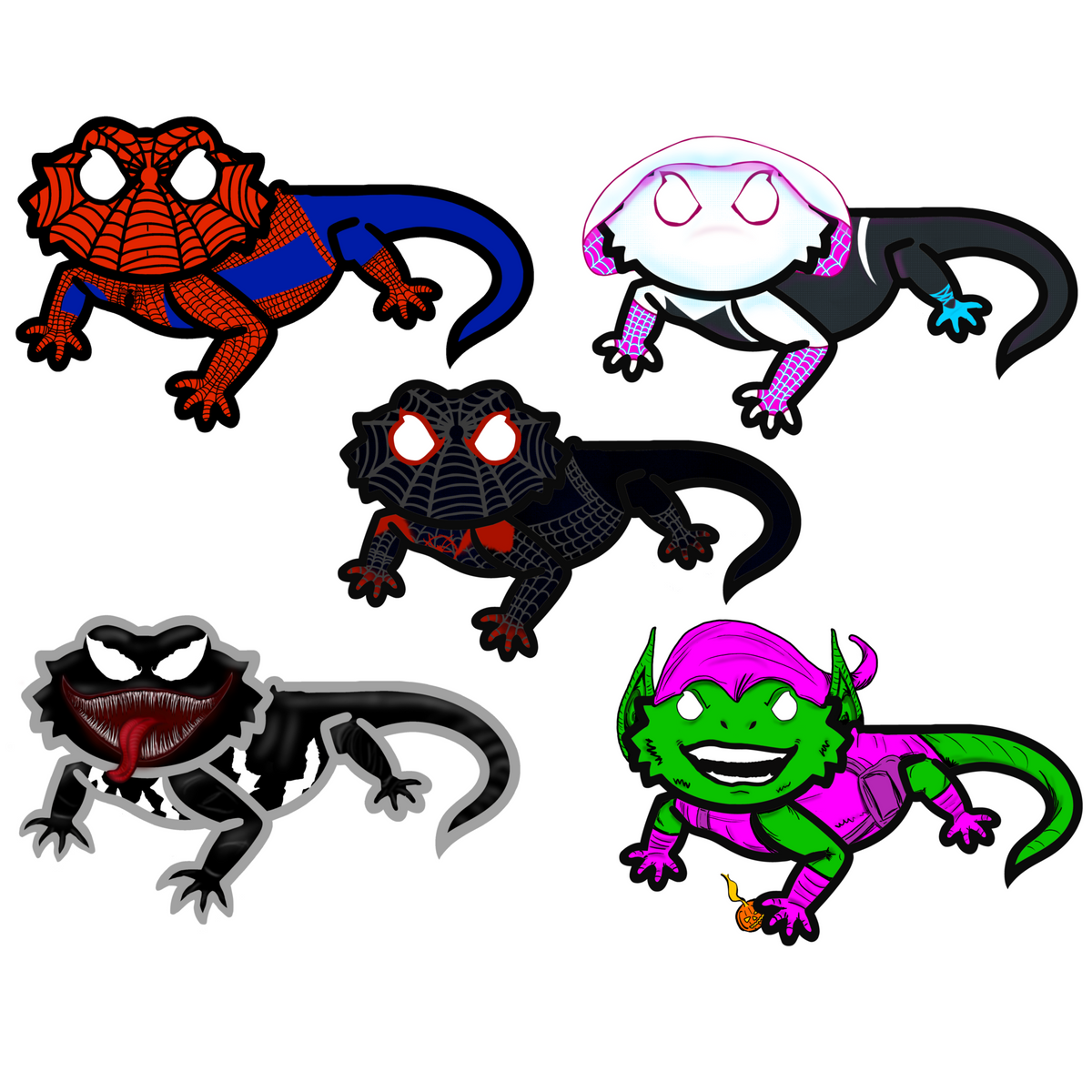 Super Beardies, Series 3 Sticker Pack