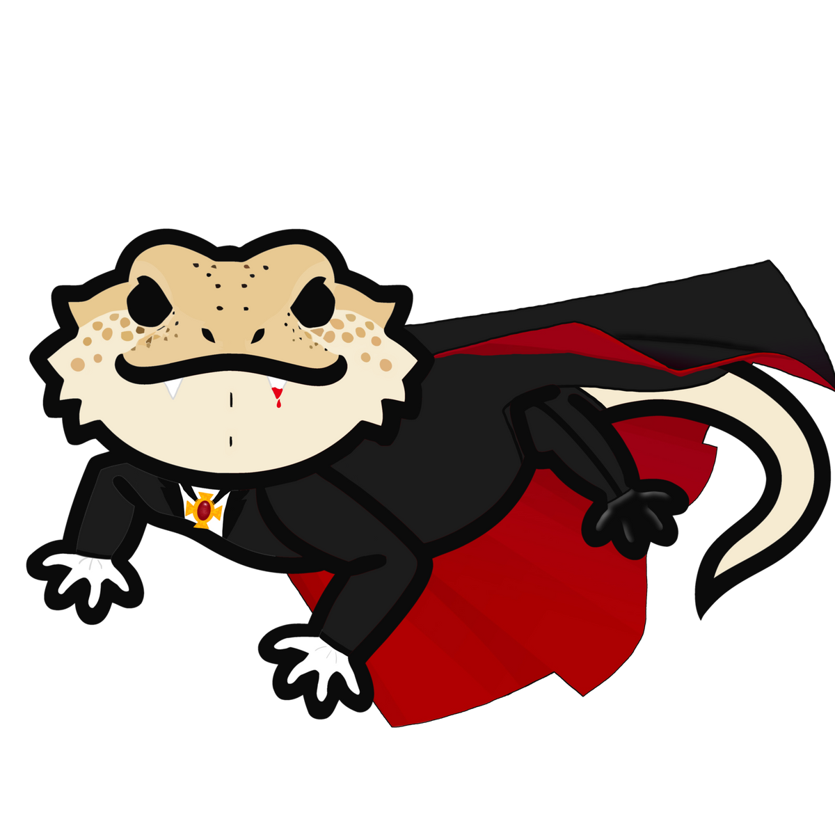 Beardula Sticker