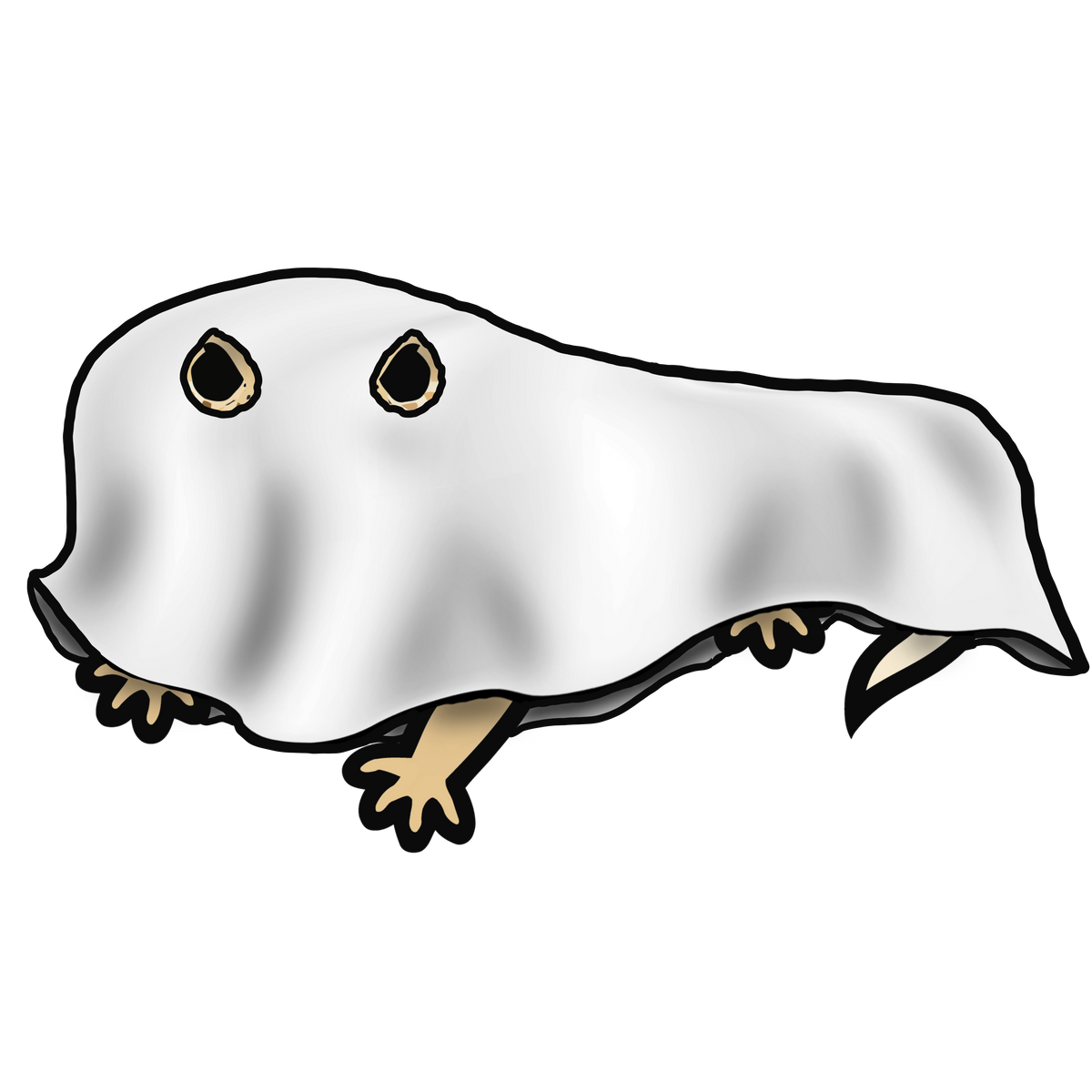 Ghosted Dragon Sticker