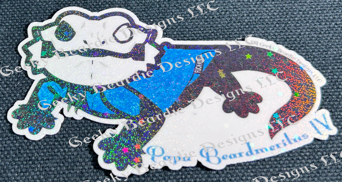 Papa Beardmeritus IV Sticker