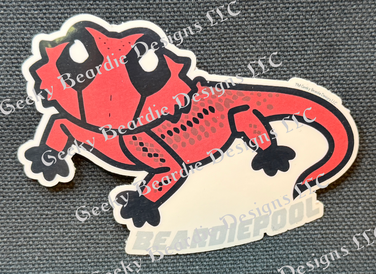 BeardiePool Sticker