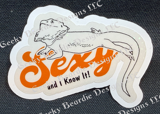 Sexy and I Know It Sticker