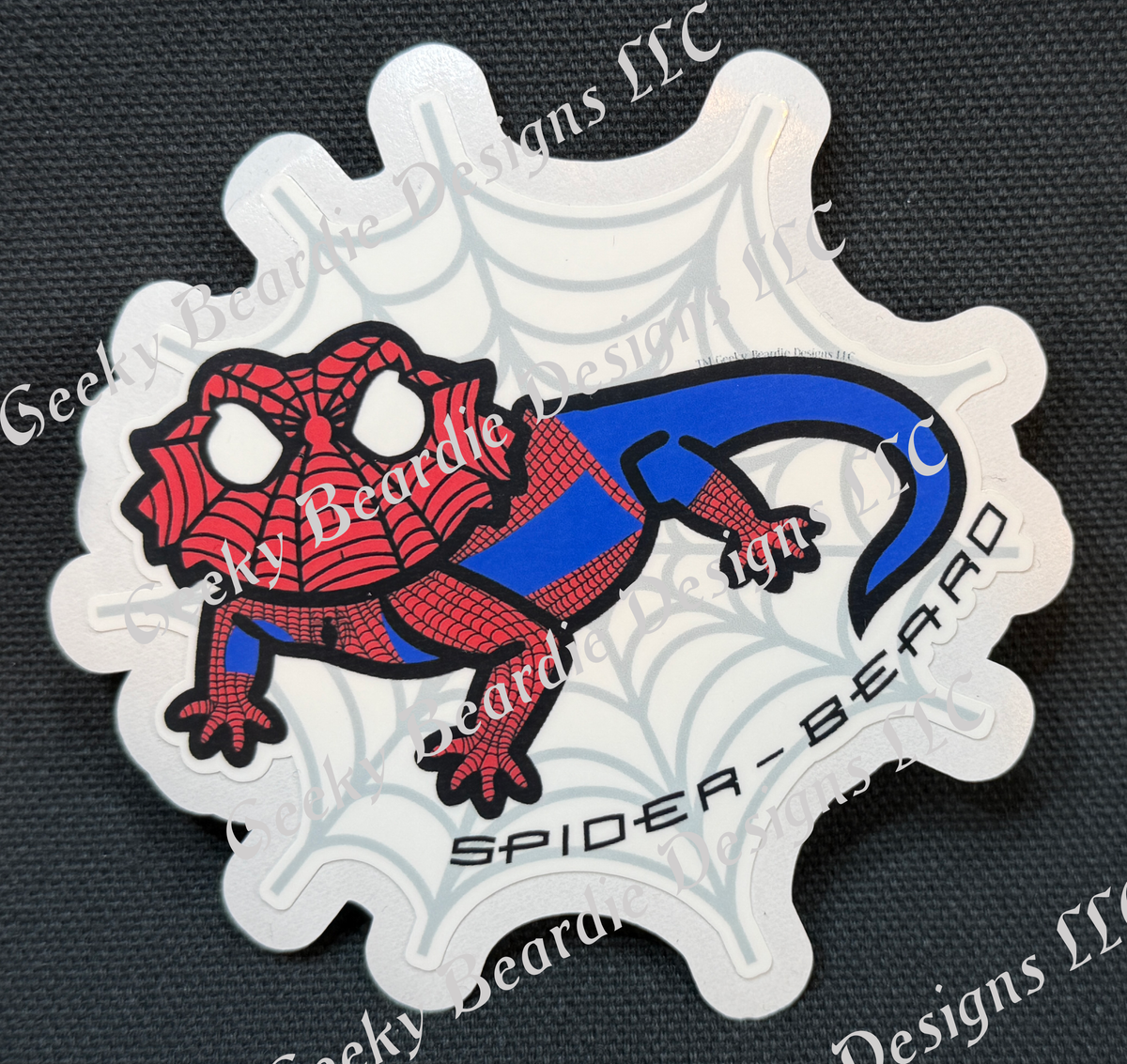 Spider-Beard Sticker