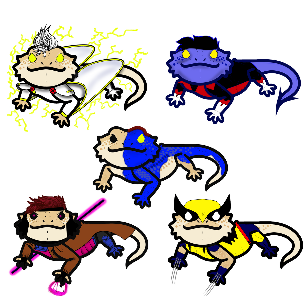Super Beardies, Series 4 Sticker Pack